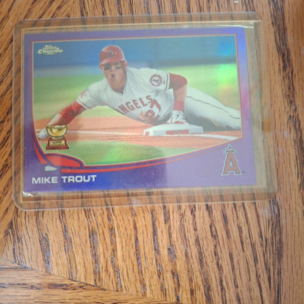 Baseball card Topps chrome